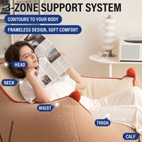 Fauteuil paresseux Totoro mignon, chaise inclinable individuelle avec dossier, mobilier de loisirs doux pour chambre d'enfant et détente