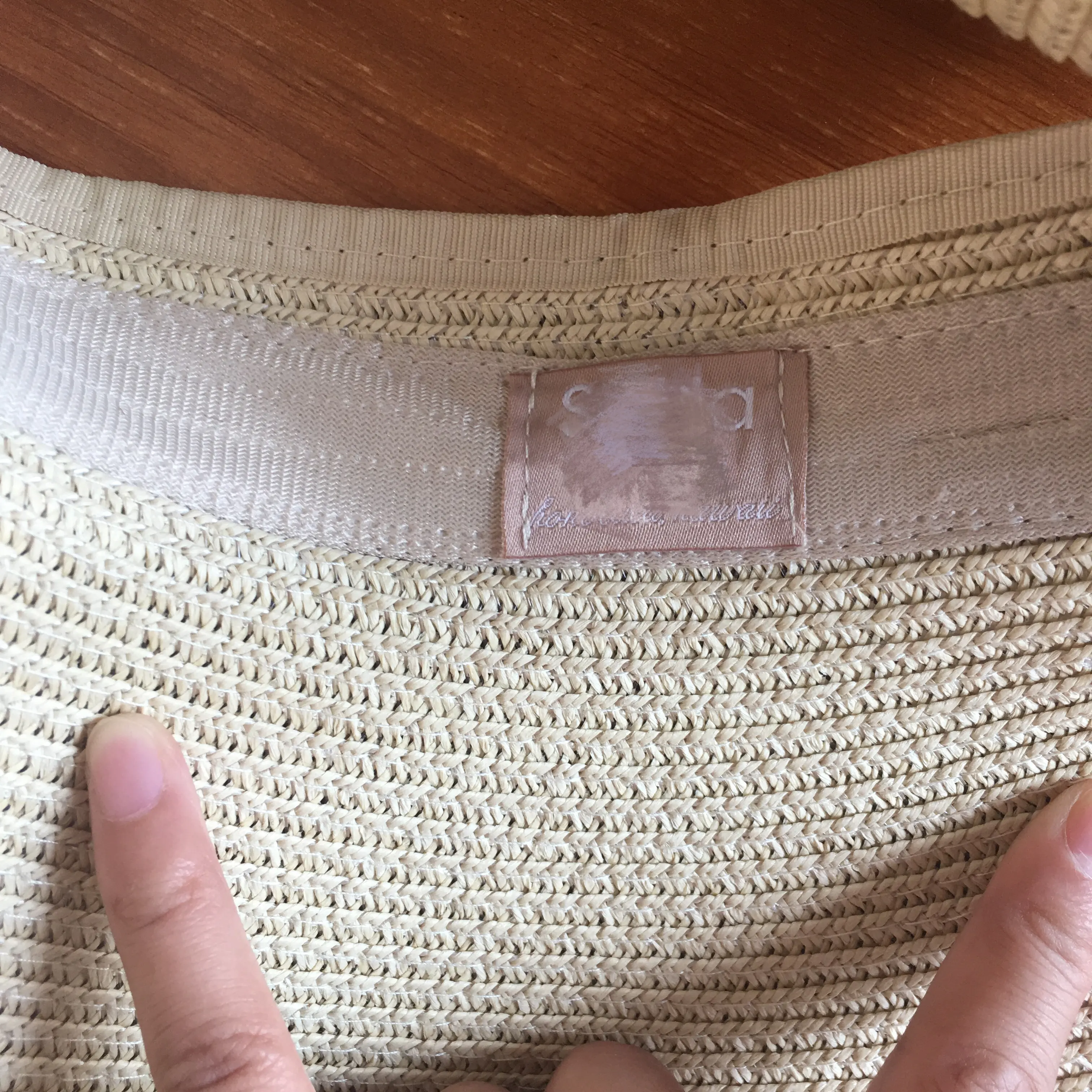 Пользовательская вышивка тканый логотип брендовая Основная этикетка для шляпы cloch