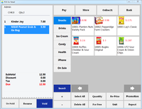 Süpermarket için uygun perakende POS sistemi yerleşik yazılım kasiyer yazıcı  yazar kasa çekmecesi ve barkod tarayıcı POS ile bağlantı