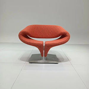 <span class=keywords><strong>Mandarina</strong></span> moderna silla de dormitorio individual esponja patas de Metal tela acento ocio sofá silla para sala de estar diseño personalizado - Product Image 3