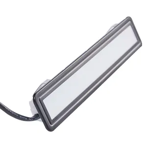 Lampu LED mobil persegi panjang, lampu LED dingin jangkauan terintegrasi, aksesori lampu kerudung jarak persegi panjang