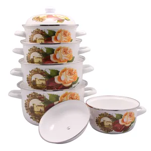Couvercles en émail durable de casserole, 10 pièces, bon marché, promotion, meilleure vente en usine - Product Image 1