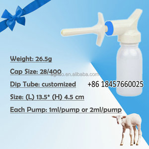 Pompe pompe d'alimentation pour animaux, <span class=keywords><strong>doseur</strong></span> rapide, déclencheur en plastique, distributeur de médicaments, pulvérisateur de pistolet pour animaux de compagnie, 1 <span class=keywords><strong>ml</strong></span> - Product Image 3
