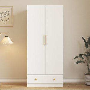 <span class=keywords><strong>Armadio</strong></span> Moderno Semplice a Due <span class=keywords><strong>Ante</strong></span> in Legno Massello Modello 003 <span class=keywords><strong>per</strong></span> Camera da Letto Bambini, Armadietto Contenitore <span class=keywords><strong>per</strong></span> Appartamenti Piccoli - Product Image 2