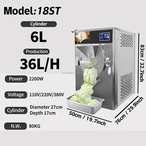 Máquina de helado industrial de gran capacidad, robot con tanque de 6L, congelador combinado por lotes, máquina de gelato GSE con pasteurización - Product Image 6