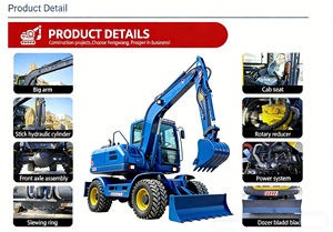 Excavadora de Ruedas para Minería y Construcción, Excavadora con Cucharón Estándar - Product Image 5