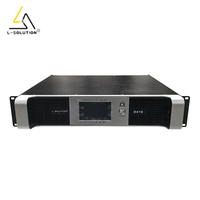D serisi D418 DSP profesyonel güç amplifikatörü hat dizisi Subwoofer Metal kabuk ile 4 kanallı ses ses AMP