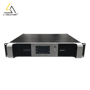 Amplificateur de puissance professionnel DSP série <span class=keywords><strong>D</strong></span> D418 4 canaux Audio Sound AMP avec caisson de basses Line Array Coque métallique - Product Image 3