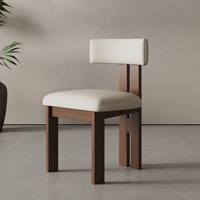 Chaise de salle à manger en bois nordique élégante, usage domestique, design moderne et simple, chaise de salle à manger douce, vente en gros, hôtel, chaise de salle à manger haut de gamme durable