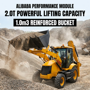 รถขุดขนาดเล็ก TL30-25 2T 3cx เหมาะสำหรับงานขุดดิน 4x4 สำหรับฟาร์ม เหมือง และไซต์ก่อสร้าง น้ำหนักรวมและขนาดกะทัดรัด 7300 กก. - Product Image 3