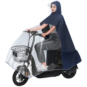 Venta al por mayor al aire libre motocicleta impermeable poncho scooter impermeable capa, bicicleta moto poncho