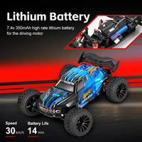 WLTOYS 244018 1/24 2WD RC Buggy Elektrisches Rennauto Monster Truck 30km/h Hochgeschwindigkeits-Offroad 2,4GHz Ferngesteuertes Auto 050 Motor