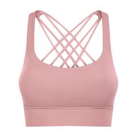 XIANGYU Soutien-gorge de sport respirant léger à séchage rapide et à maintien élevé pour femmes et jeunes filles avec bretelles non ajustables