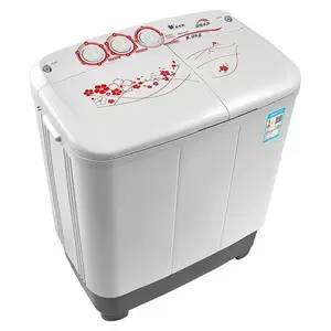 Wasmachine Semi-Automatische Huishoudelijke Kleine Dubbele Buis Dubbele Buis Grote Capaciteit Golfwiel Slaapzaal Roterend Drogen