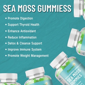 Mousse de mer Gummies Fudge irlandais en vrac bio Vitamine B Biotine Vegan Gummy Bear <span class=keywords><strong>Bonbon</strong></span> mou mousse de sureau <span class=keywords><strong>noir</strong></span> - Product Image 3
