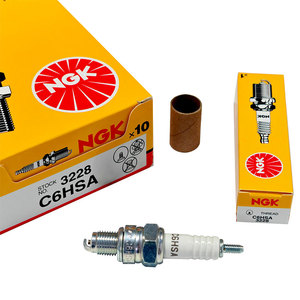 Pièce de moteur de moto, bougies d'allumage d'origine, bougies d'allumage 3228 C6HSA pour moteurs Suzuki OEM 9900069835C6R pour 0241045001 - Product Image 1