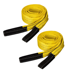 Sangle de levage sans fin en polyester tressé à six <span class=keywords><strong>brins</strong></span>, double anneau, haute résistance - Product Image 1