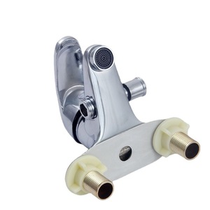 Grifo de lavabo de doble función, monomando, cuerpo de latón, montaje en cubierta, un solo orificio - Product Image 4