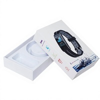 Boîte cadeau en carton sur mesure OUV avec laminage mat et revêtement, boîte à montre