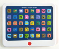 Machine d'apprentissage pour enfants éducatifs précoces jouet de tablette en plastique jouet sonore animal de langue alimenté par batterie pour enfants