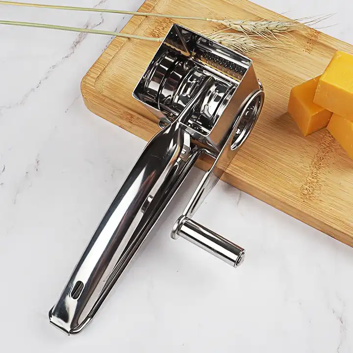 stainless steel rotary cheese grater