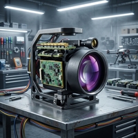 Télémètre laser ultra longue portée 20 km, 1535 nm, sans danger pour les yeux, pour la surveillance des frontières et des côtes