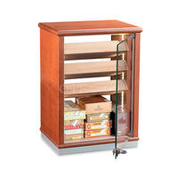 Vitrine à cigares en bois de luxe, grande capacité, présentoir, humidificateur, armoire à cigares