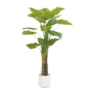 Planta Artificial de Hoja de Taro Dream Castle, 100-200 cm, Decoración Interior y Exterior, Estilo Bonsái, Vegetación - Product Image 5