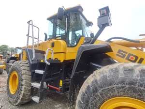 Shandong Lingong LG956L 90% nuevo cargador frontal de segunda mano Mini cargador 5 toneladas de carga nominal buen estado equipo mecánico motor - Product Image 2