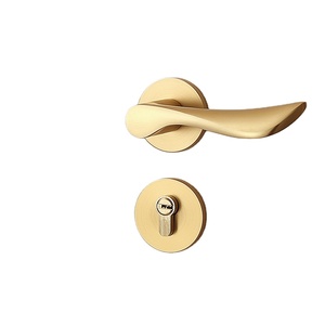 European Standard Silent Indoor Door Lock Modern Designer Simple Special Door Handle - Product Image 2