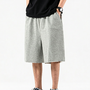 Shorts Cargo Unisex de Lana Gruesa con Estampado Animal, Estilo Urbano, con Logotipo Personalizado, Pedrería, Transpirables, Servicio OEM - Product Image 1