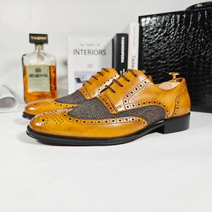 <span class=keywords><strong>Zapatos</strong></span> Oxford para Hombre al por Mayor, con Punta Cerrada, Transpirables, con Cordones, de Alta Calidad, para Oficina, Carrera, Bodas y Fiestas - Product Image 1