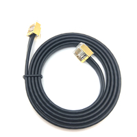 Cat8 kabel Ethernet datar 2000MHz RJ45, kabel komunikasi jaringan 32AWG tembaga polos fleksibel lembut