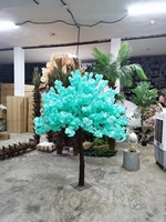 L857 Fleurs de cerisier artificielles 90cm Décoration de mariage Arbre vert Arbre artificiel pour centre de table