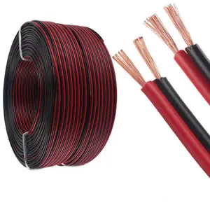 Good quality red and black line 0.5mm2 RVB parallel line 0.3LED light line Outdoor monitoring power cable 0.75 double parallel