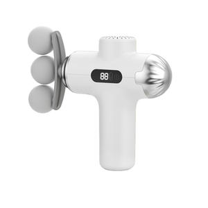 Pistolet de massage Fascia BX-870 avec 9 têtes, écran LCD, masseur professionnel pour le cou, relaxation musculaire profonde, rechargeable par USB - Product Image 4