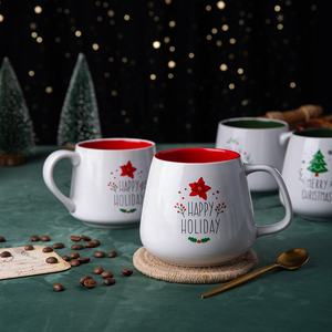 Offre spéciale, vente en gros, tasse en céramique personnalisée avec impression amusante, cadeau de Noël bon marché, tasse à café, tasse de Noël - Product Image 4