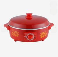 Wok électrique populaire 1500W, Wok et poêle électrique domestique