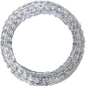 Concertina Wire Barbed Tape Fencing - Double/Single Coil