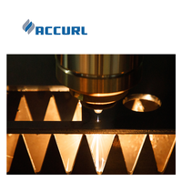 Machine de découpe laser à fibre pour tôles en acier inoxydable ACCURL CNC, conviviale et optimisée pour l'utilisation tactile