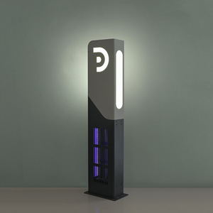 2 en 1 Control de Sensor inteligente Diseño moderno Mosquito Killer Poste de luz LED Bolardo de luz al aire libre para Park Hotel Home Garden - Product Image 4