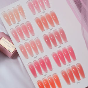 Set di Smalti Gel LADAI 60 Colori, Gel Trasparente Rosa Nude Effetto Ghiaccio, Gel UV LED Semipermanente per Salone - Product Image 3