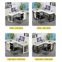 Profitez de Smart Home Direct Supply Simple Bureau d'ordinateur en forme de L Grand bureau d'angle pour le bureau à domicile