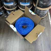 OEM/ODM kualitas tinggi Cat6 Cat5E Cat5 kabel jaringan 305m 1000ft UTP FTP SFTP LAN kabel Ethernet komunikasi kabel Ethernet
