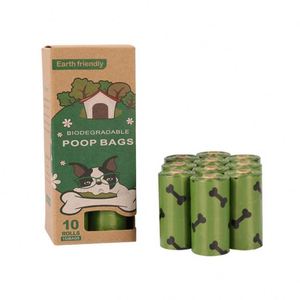 100% Biodegradable <b>Compostable</b> Dog Poop <b>Bag</b> Eco Friendly Cornstarch Waste <b>Bags</b> for Pet - Product Image 2