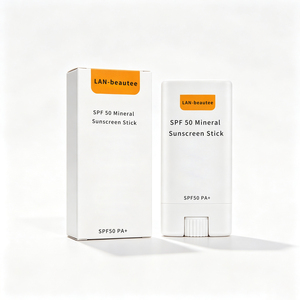 Natural Vegan SPF50 <strong>Moisturiser</strong> Sun Stick UV Protection Lightweight Invisible Portable Waterproof Sweat Resistant - Product Image 1