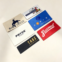 Étiquettes tissées personnalisées pour vêtements, étiquettes tissées damassées, logo de marque, étiquettes tissées à coudre pour vêtements, robes, jeans, accessoires vestimentaires
