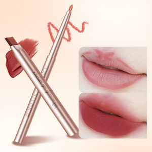 ชุดลิปสติกและลิปไลเนอร์ ครีมริมฝีปาก Pouty สามมิติเคลือบกํามะหยี่ฟักทองชุดลิปไลเนอร์พีช - Product Image 1