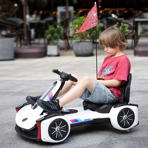 Kart électrique pour enfants à 3 vitesses réglables, télécommandé, voiture de course cool pour enfants, vente en gros disponible - Product Image 2