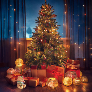 Decorative Polyurethane <b>Teddy</b> Bear Figure Perfect For Christmas Tree, Holiday Centerpiece, And Seasonal Home Display - Product Image 6